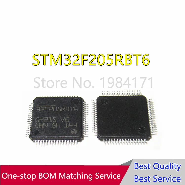 

10pcs STM32F205RBT6 32F205RBT6 LQFP64 New