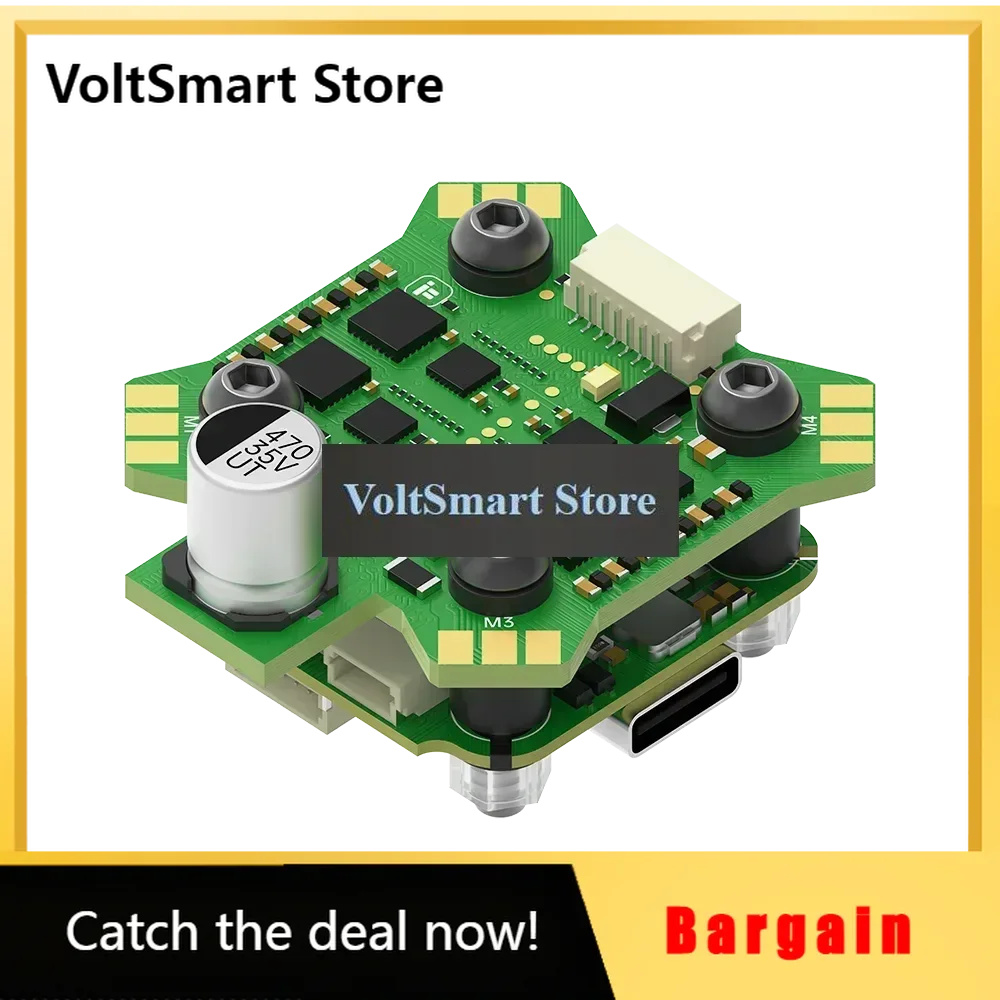 VoltSIFlight BLITZ Mini ATF435 Flight Controller W/ BLITZ E55S 4in1 ESC 2-6S / 5.8GHz 600mW Adjustable VTX For RC FPV Drone Part