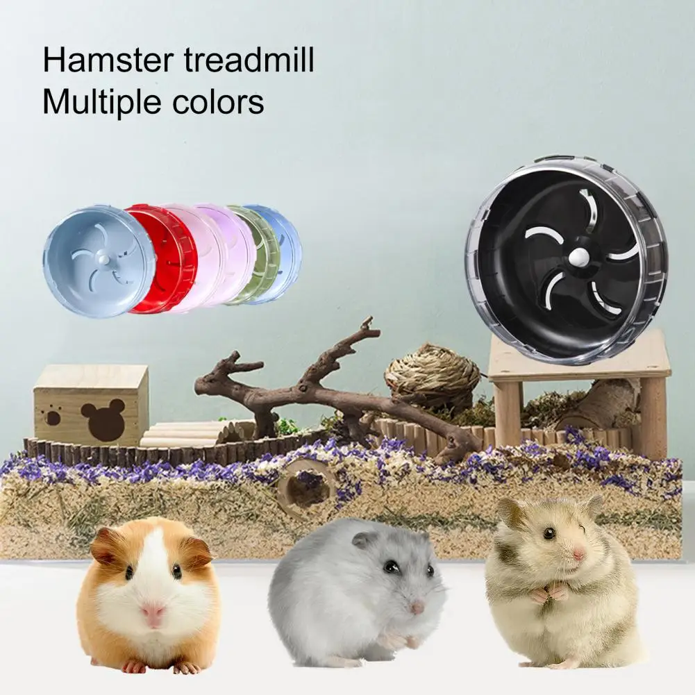 Entertainment Hamster Running Wheel Easy to Clean Relieve Boredom Durable Small Animal Hamster Guinea Pig Wheel Toy