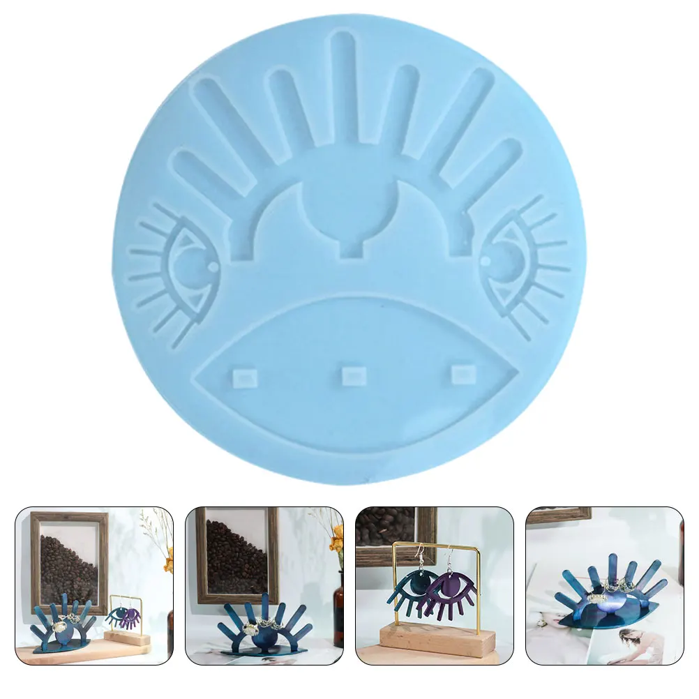 

Silicone Evil Eye Mold DIY Earrings Pendant Necklace Jewelry Making Supplies Flexible Reusable Safe Silicone Evil Eye Mold