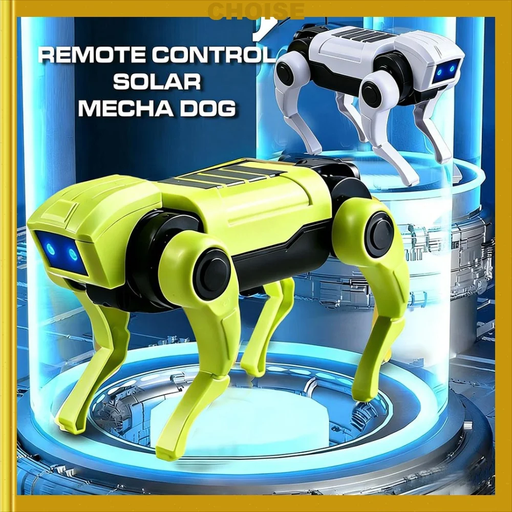 DIY Assembly RC Robot Dog Toy Remote Control Mechanical Robot Kit Science Teaching Model Electric Set Gift For Boys Kids
