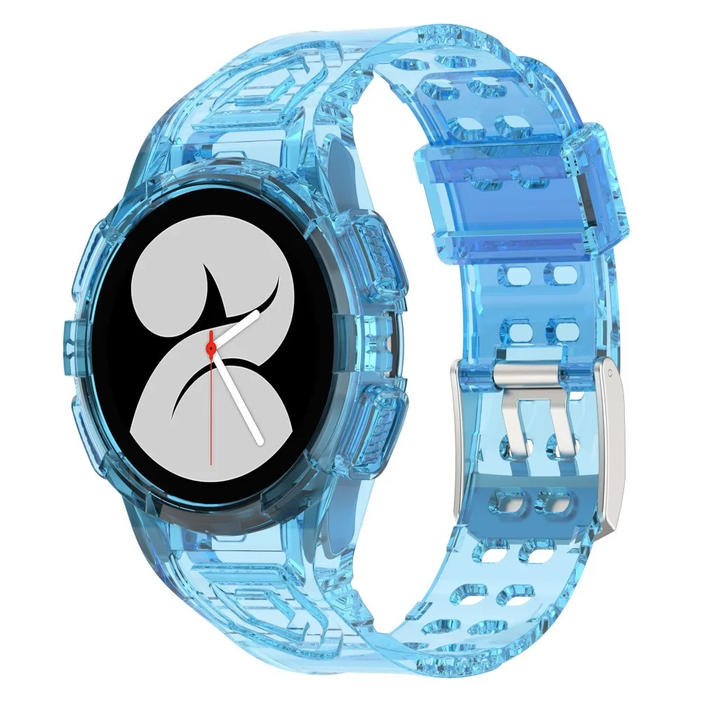 Bracelet de montre en TPU réglable pour Samsung Galaxy Watch, boîtier de montre de prévention des chutes, style sportif, 6mm, 5/4mm, 44mm