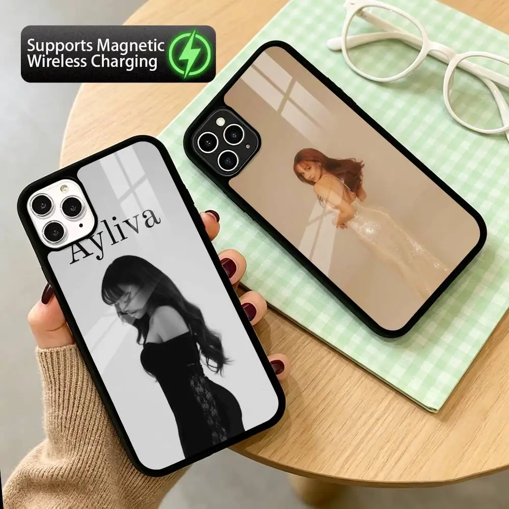 A-Ayliva Singer PFS  Phone Case For iPhone17,16,15,14,13,12,11 Plus,Pro Supports Magnetic Wireless Charging