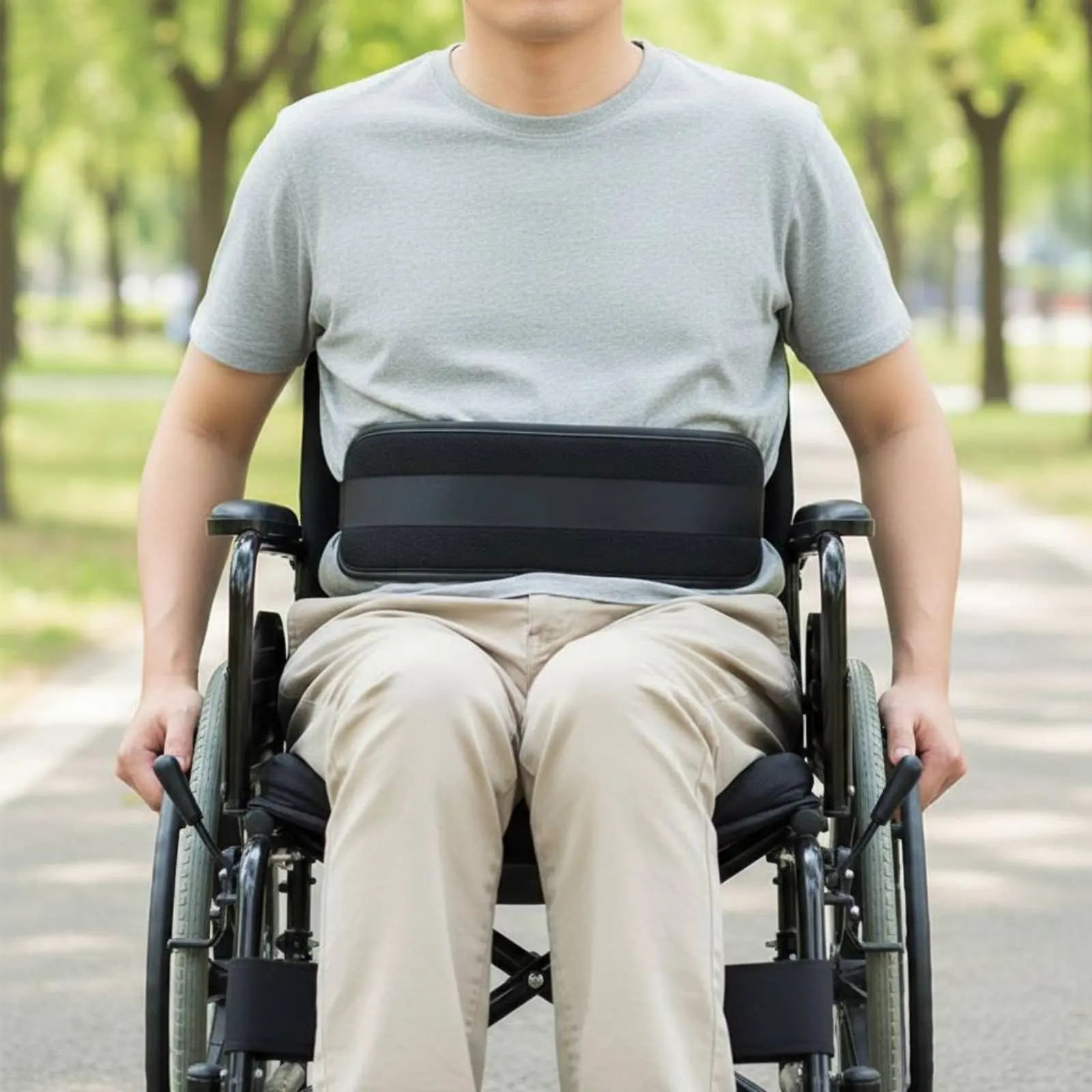 Patient Anti-Slip Belt Fast-Release Buckle Safety Belt Elderly Restraint Strap Adjustable Length Mobility Aid