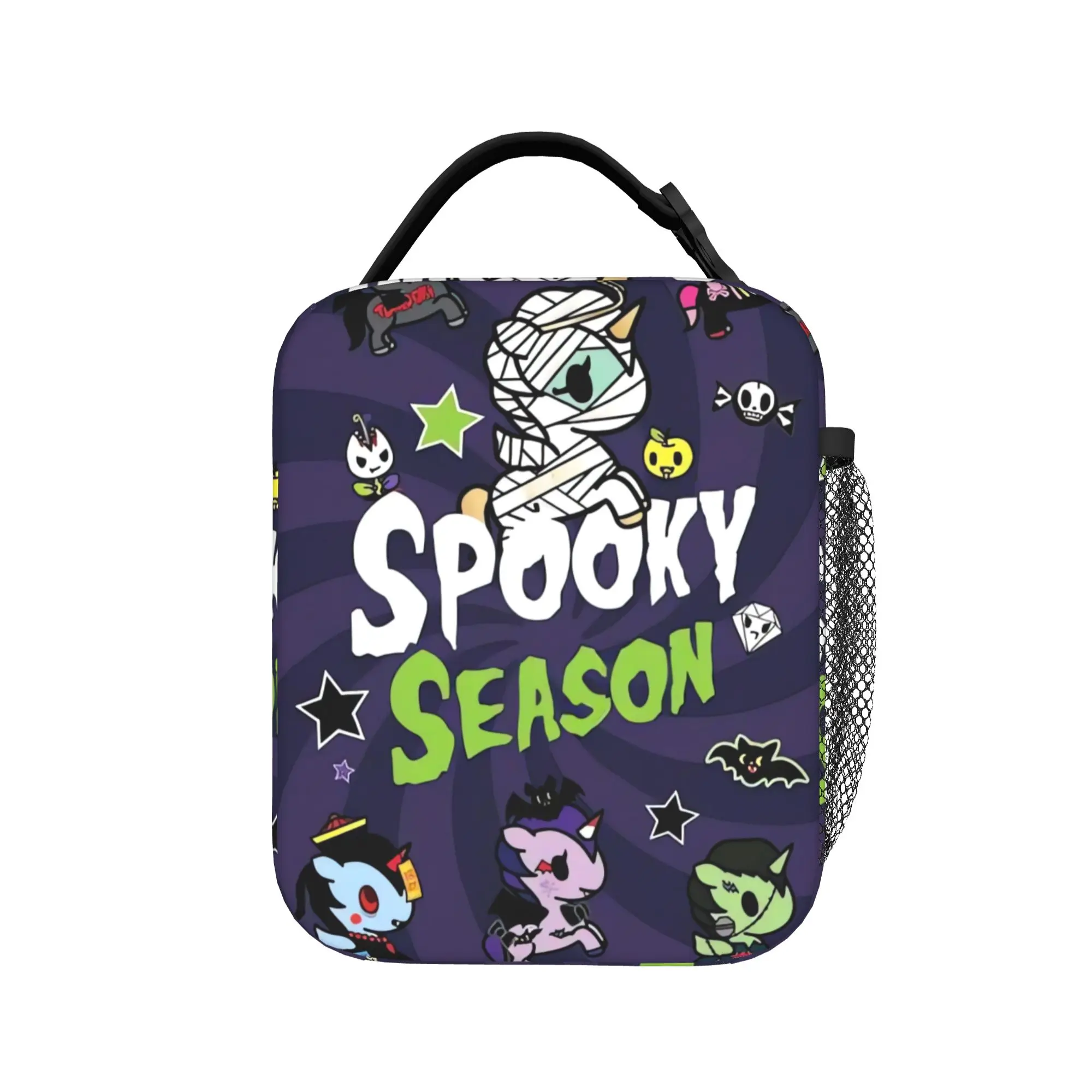 Kawaii Donutella Sandy Unicorno Lunch Bag For Child  Print Lunch Box Casual Picnic Cooler Bag Convenient Oxford Tote Food Bags
