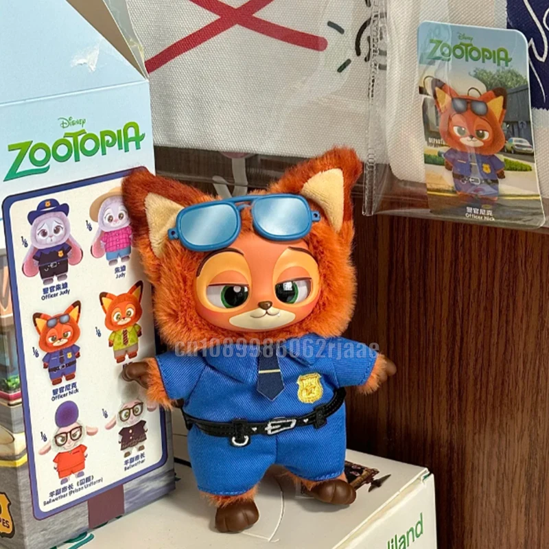 

НОВИНКА В наличии Zootopia Blind Box Cute Nick Judy Фигурка Zootopia Плюшевая виниловая кукла Mystery Box Мультяшная коллекция Модель игрушки