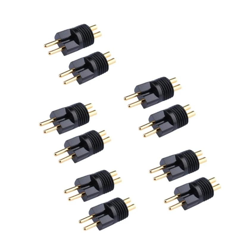 45BB 10 chiếc Pin mạ vàng 0,78mm DIY Cáp nghe 2Pin Nhà 0,78Pin có khe cắm