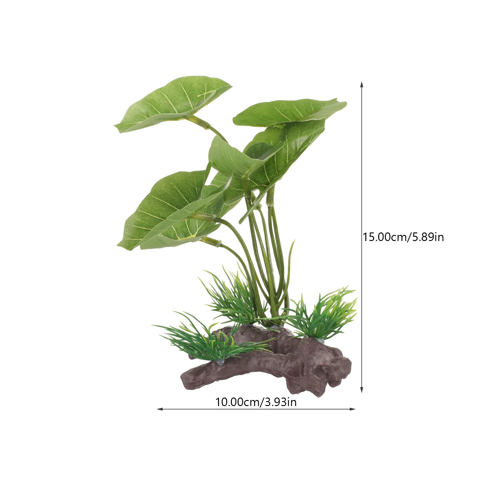 Plantas de água artificiais grandes decorações de tanque de peixes aquário de água doce aquático de plástico betta