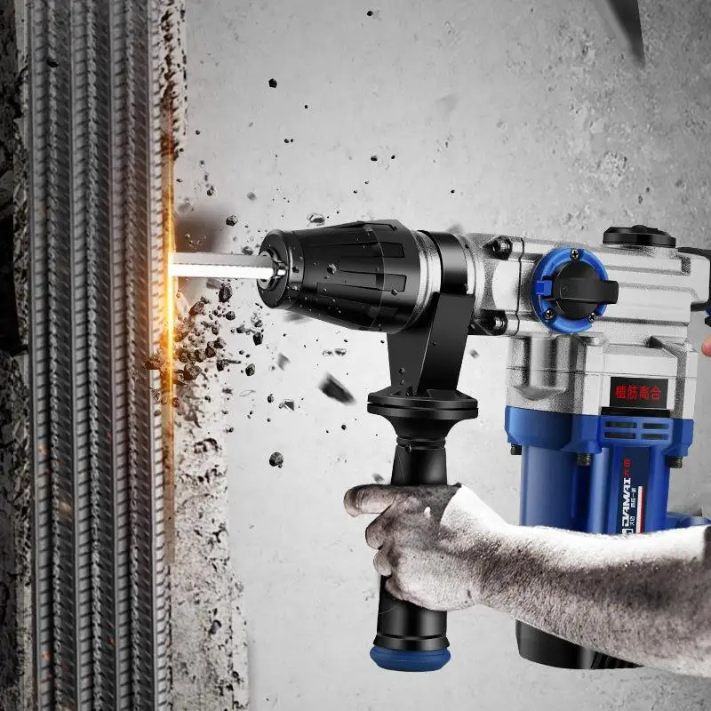 Industrial hammer hammer chisel crushing multi-purpose safety clutch high-power concrete hammer shovel efficient drilling
