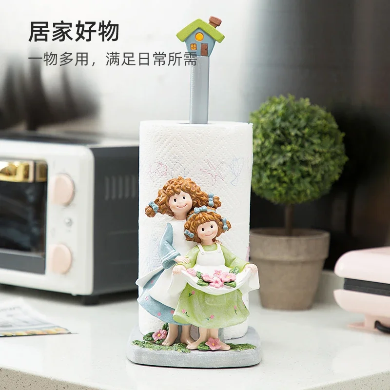 Creative Baking Kitchen Paper Tissue Holder Roll Paper Holder Girls Birthday Gift Home Bedroom Decoration Ornament