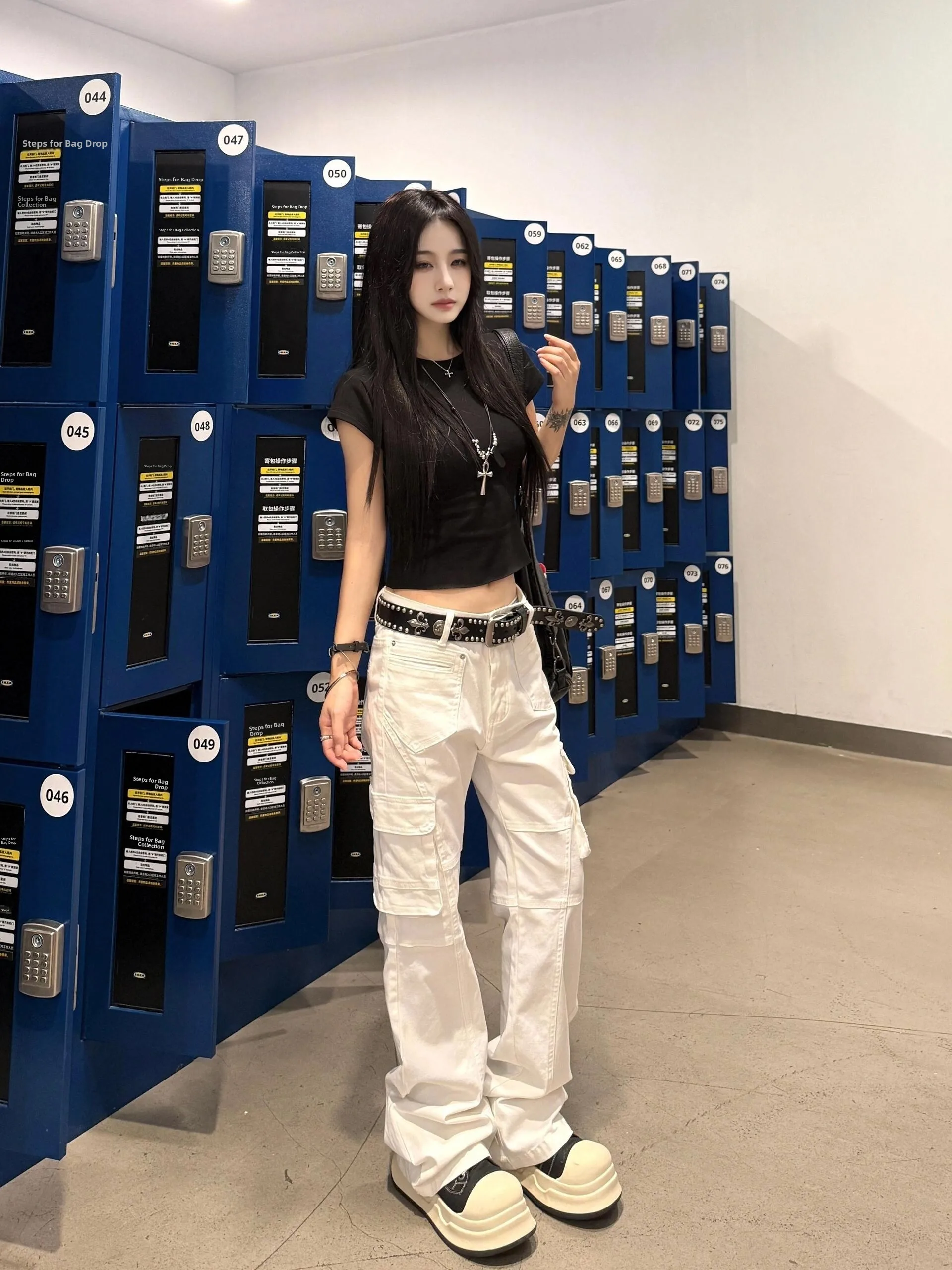 

Женские летние брюки Fuyan White Bell Bottom: новая модель, ретро-стиль, повседневные прямые леггинсы, утягивающие брюки для женщин