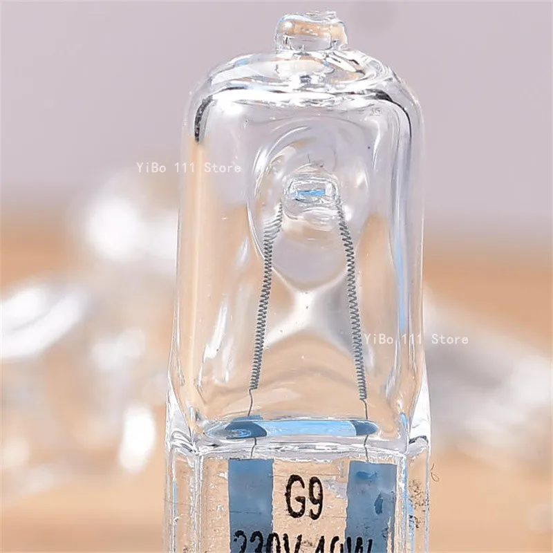 1/5 قطعة G9 230 فولت 18 واط 25 واط 33 واط 40 واط 60 واط كريستال مصباح مصباح هالوجين ايكو الهالوجين مصابيح كهربائية كبسولة LED مصباح لمبات إدراج الخرز