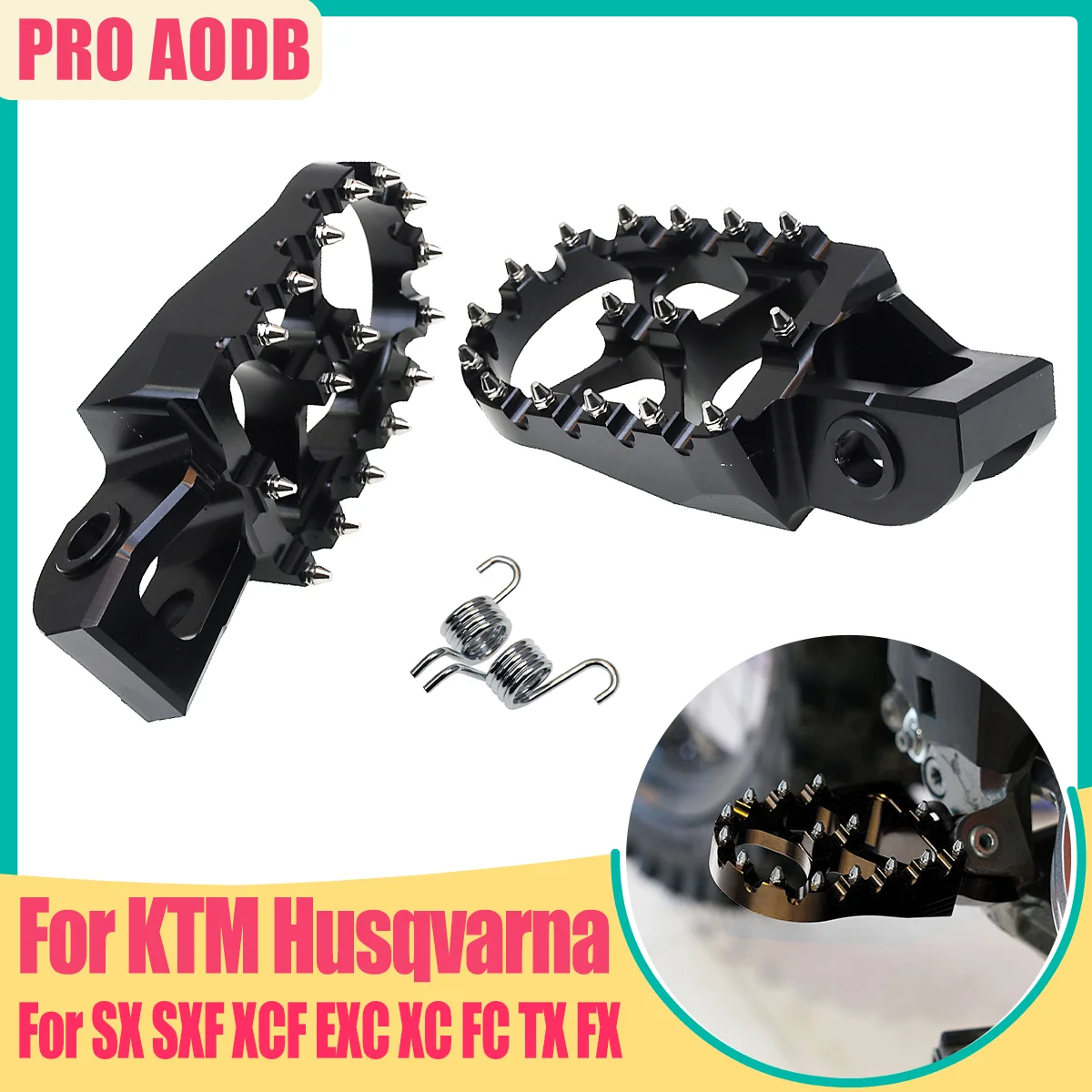 

Footrest Foot Pegs Footpegs Rests Pedals For Gas Gas 21-23 MCF250 MCF350 MCF450 EX EC ECF 250 300 EXF 450 MC85 2022 MC 125 250