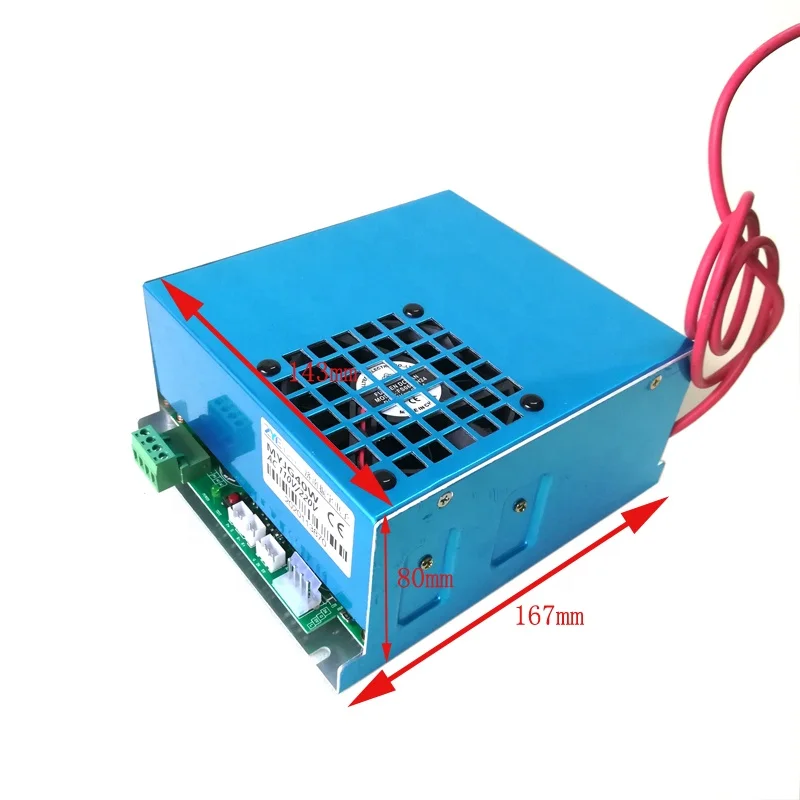 Upgraded Version  Co2  Power Supply MYJG40W for Stamp Engraving Machine