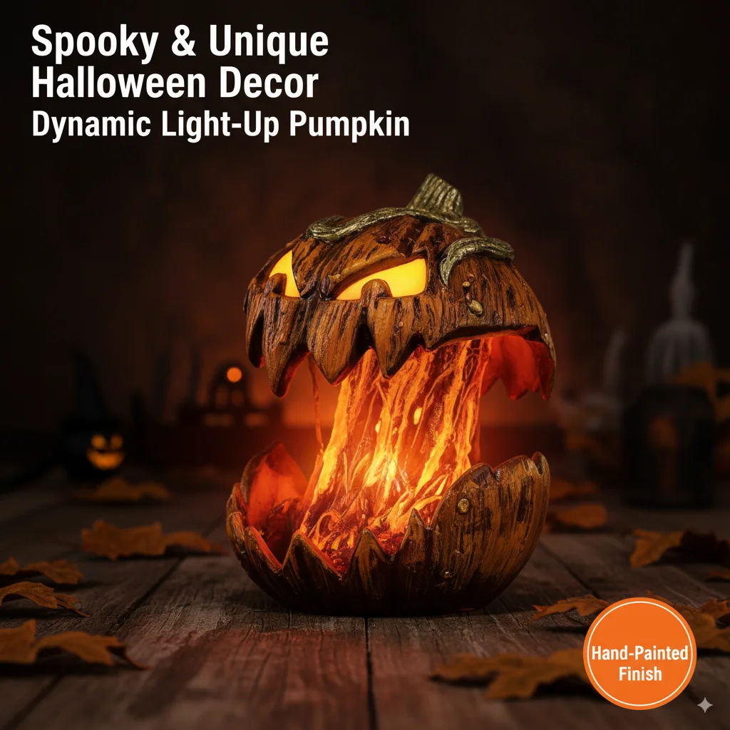 

Halloween Pumpkin Decoration LED Light Outdoor Haunted Garden Yard Horror Party Props Spooky Halloween Home Ornament