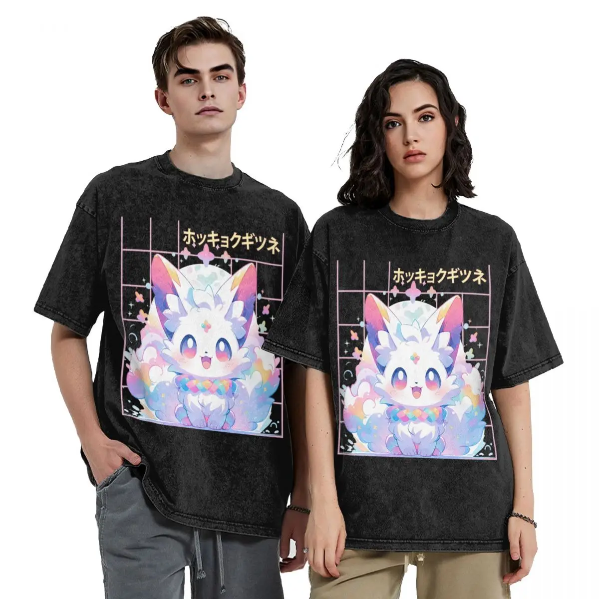 

Kawaii Arctic Fox Japanese Arctic Fox T-shirt T-Shirt plus size clothes summer shirt sweat Personalized t-shirt men tshirt