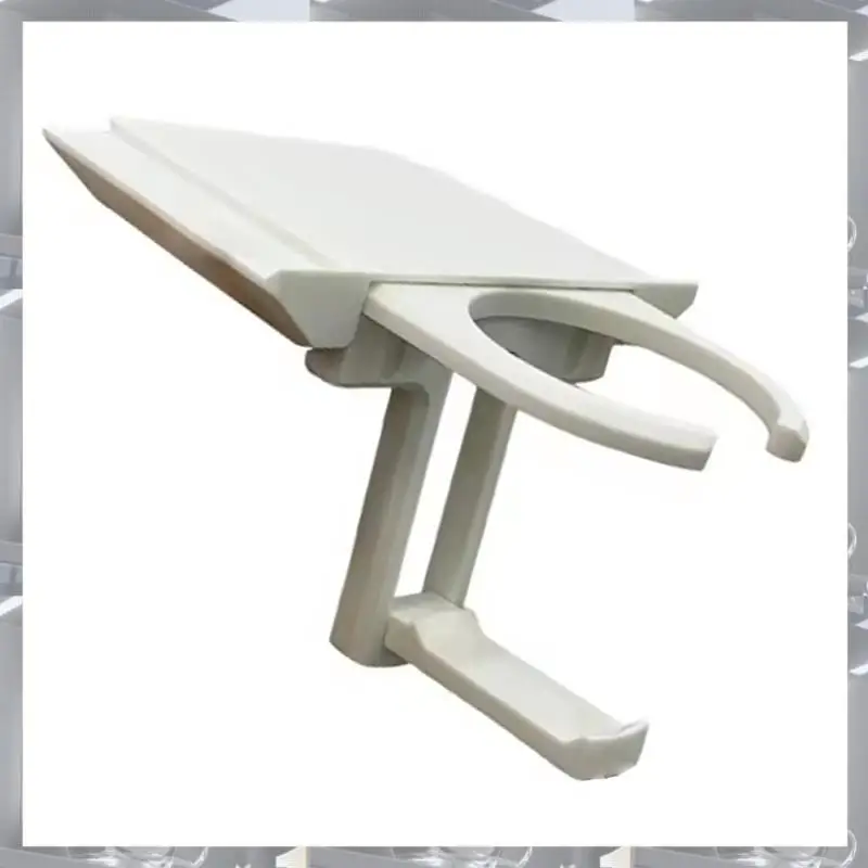 Hot Selling-Under Table Folding Cup Holder Retractable Water Bottle Holder Soda Rack Headset Hanger Hat Organizer For Home Schoo