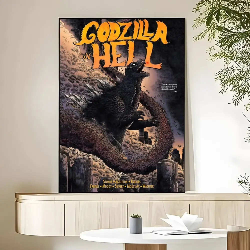 G-Godzillas Poster HD Art Sticky Wall Waterproof Home Living Room Bedroom Bar Aesthetic Decoration view 6