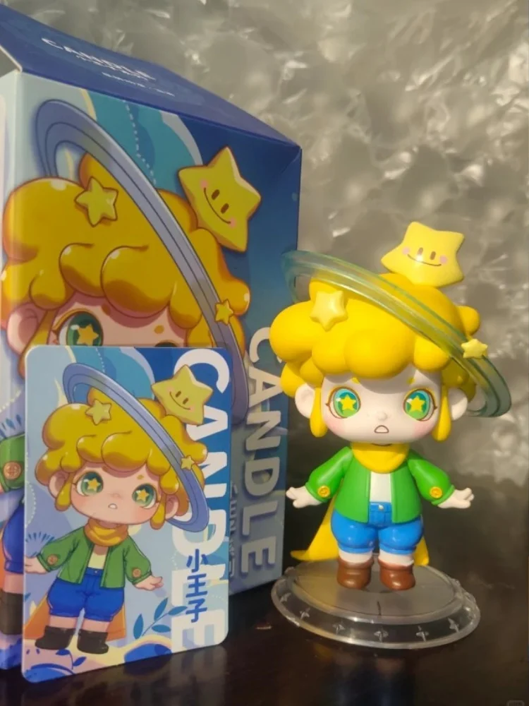 

Candle Little Prince Series Blind Box Trend Play Toy Action Figures Cartoon Decor Dolls King Night Rose Mysterious Surprise Box