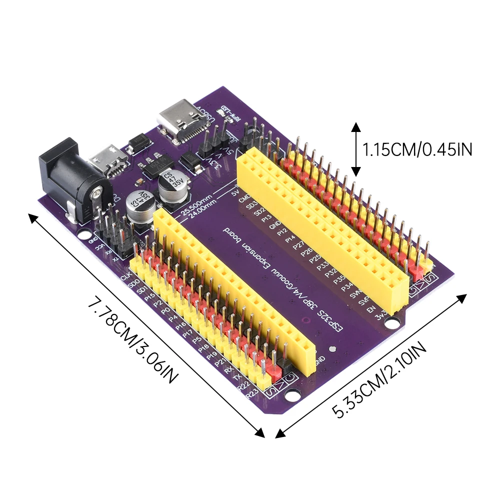 ESP32 ESP32S Universal Expansion Board Module Development Board Backboard Compatible with 38PIN ESP32 Development Board