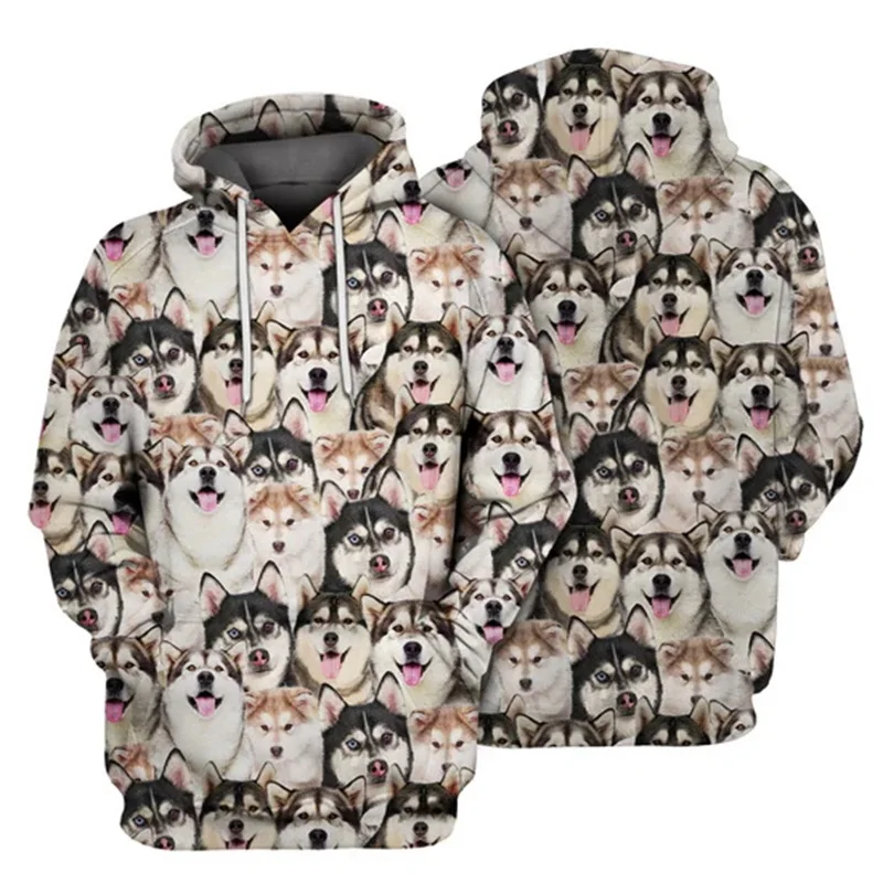 

Толстовки с рисунком милой собаки, мужские толстовки с 3D принтом животных, большие толстовки с капюшоном, спортивный костюм Harajuku Y2k, пуловеры, топы, пальто, мужская одежда