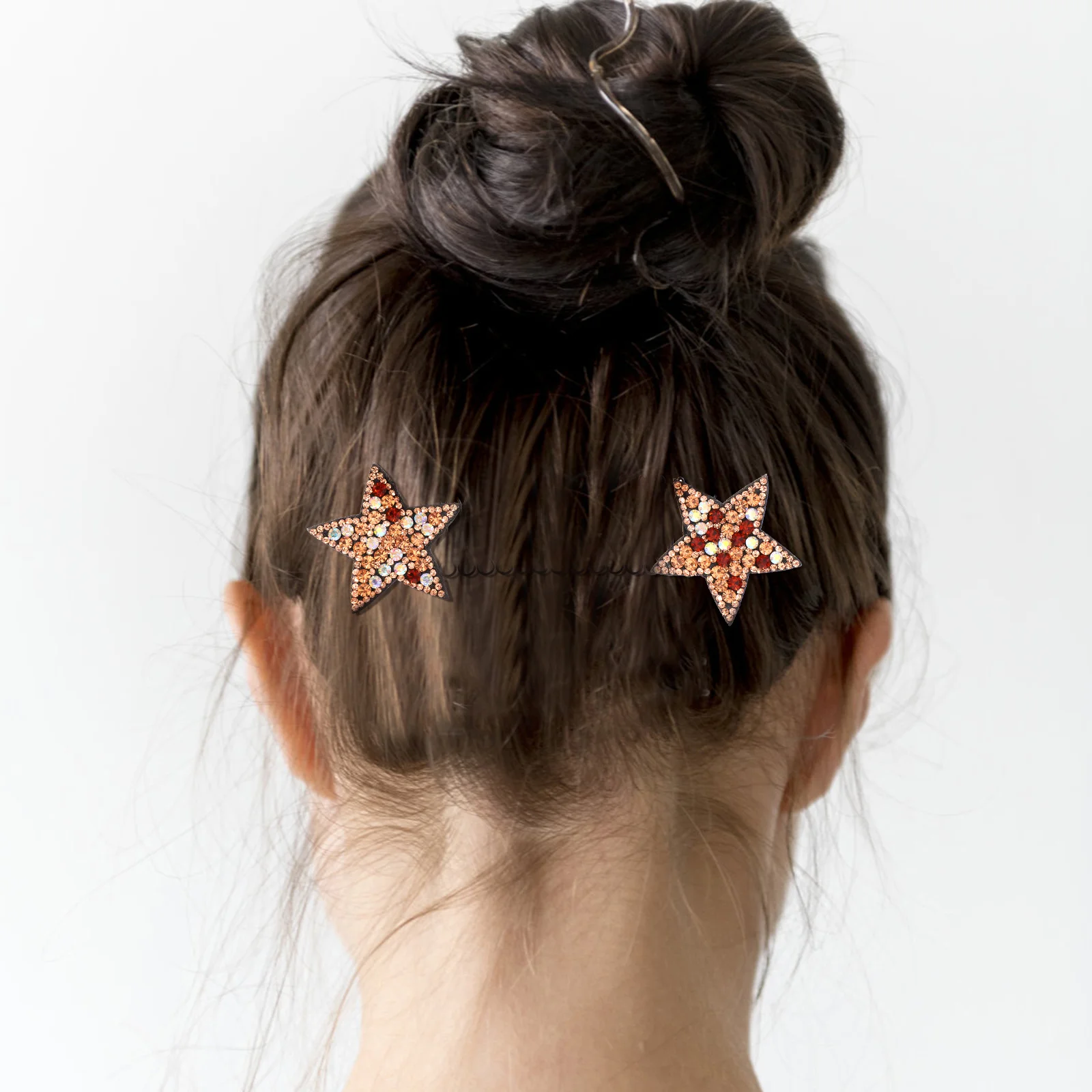 

Hair Clip Pin Star Accessory for Hairstyling Easy to Manage Curly Thin Thick Hair No Pressure Marks Mini Bangs Holder