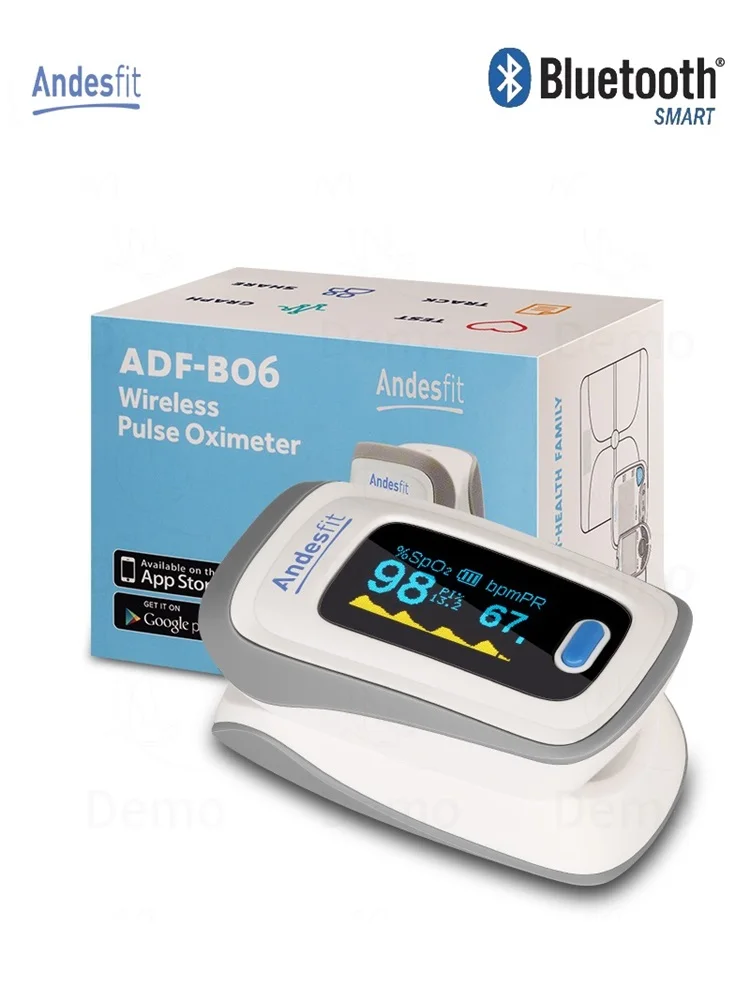 Digital Oximeter of Fingers with Bluetooth Pulse Oximeter Finger Adult Rechaegeable Medical