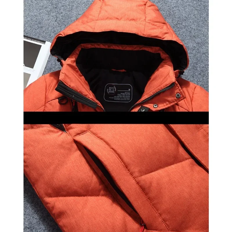 Neue Männer Unten Jacke Winter Mantel Kurze Lose Outdoor Parkas Verdicken Hurricane Lampe Warme Outwear Student Trend Mantel