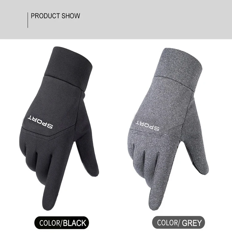 2026 High Quality Winter Men's and Women's Warm Gloves Plush Outdoor Sports Windproof and Cold Proof Bicycle Gloves