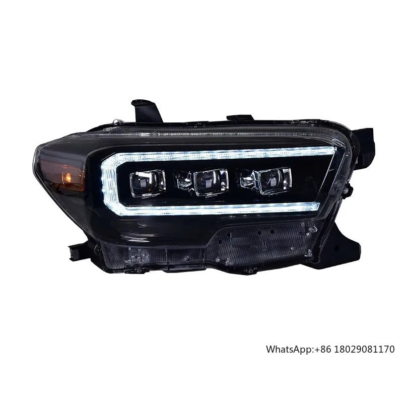 

High quality car upgrade full LED headlight head light Assembly for Toyota Tacoma 2015-2019 head lamp plug and play