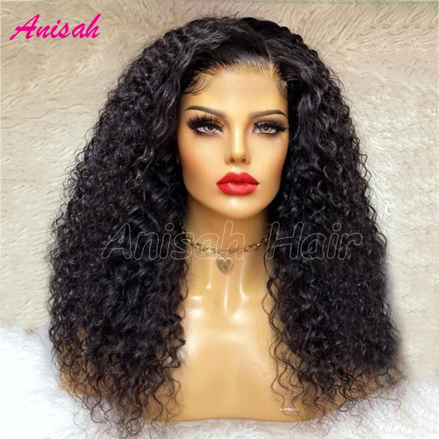 

Curly Human Hair Wigs For Women 13X4 Transparent Lace Front Wig Water Wave Glueless Virgin Brazilian Hair Wigs On Sale