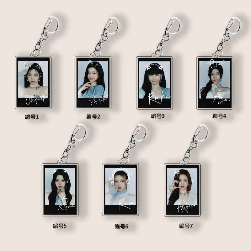 

BM Girls Half-Body Pose Photo Acrylic Keychain Kpop Baby RAMI AHYEON RORA ASA RUKA CHIQUITA PHARITA Bag Accessories Monstiez