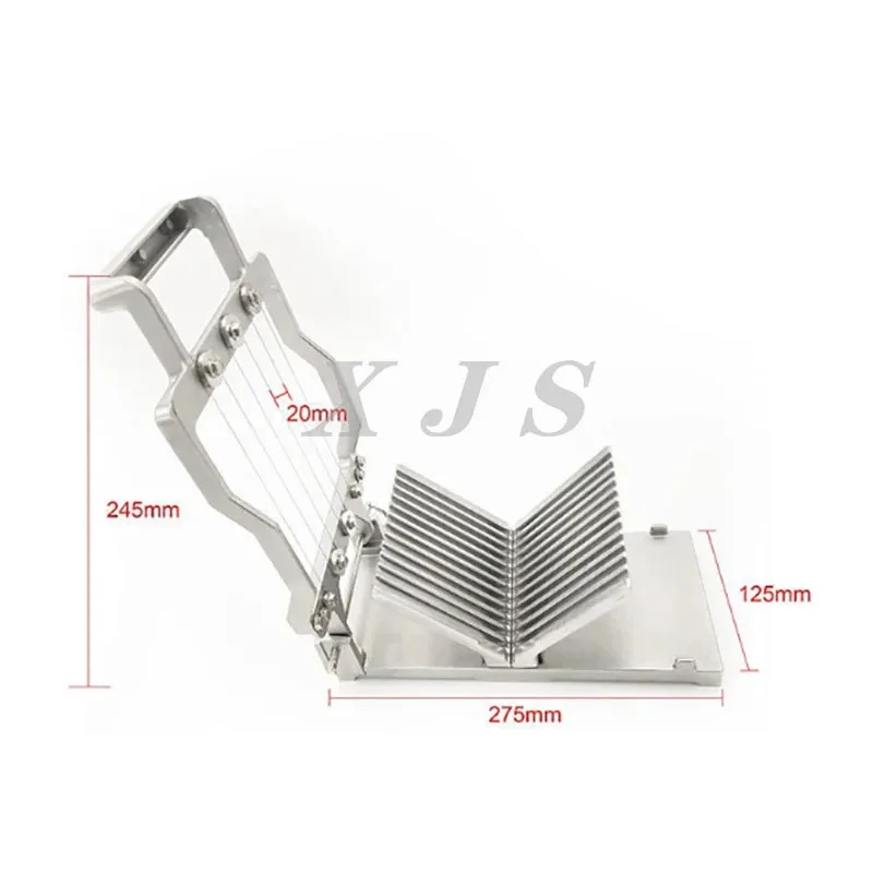 

Ручной проволочный резак для сырных блоков / Машина для нарезки пищевых продуктов кубиками
