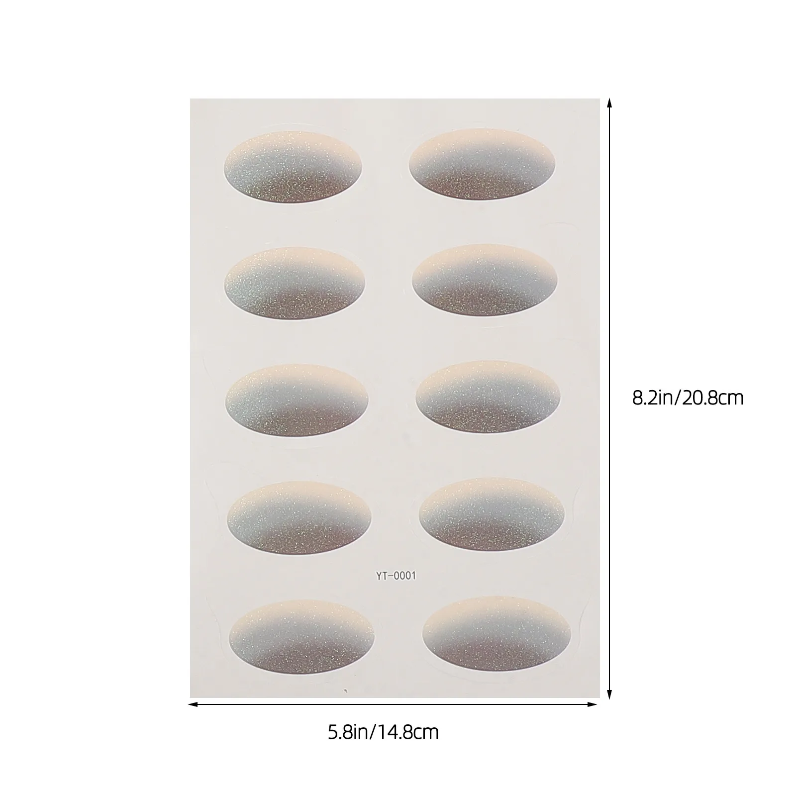 6Sheets Realistic Eyeshadow Tattoo Stickers Waterproof Sweat Resistant Gradient Eye Decoration Festival Party Cosplay Temporary
