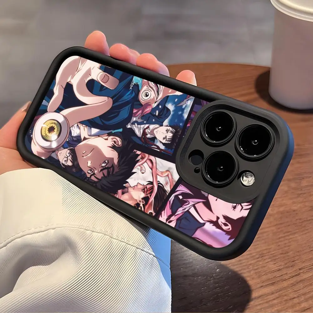 

Чехол для телефона с аниме-принтом «Паразит» для iPhone 17 16 15 14 13 12 11 Air Pro Max Plus, утолщенный, из ТПУ, разноцветный, красивый, роскошный