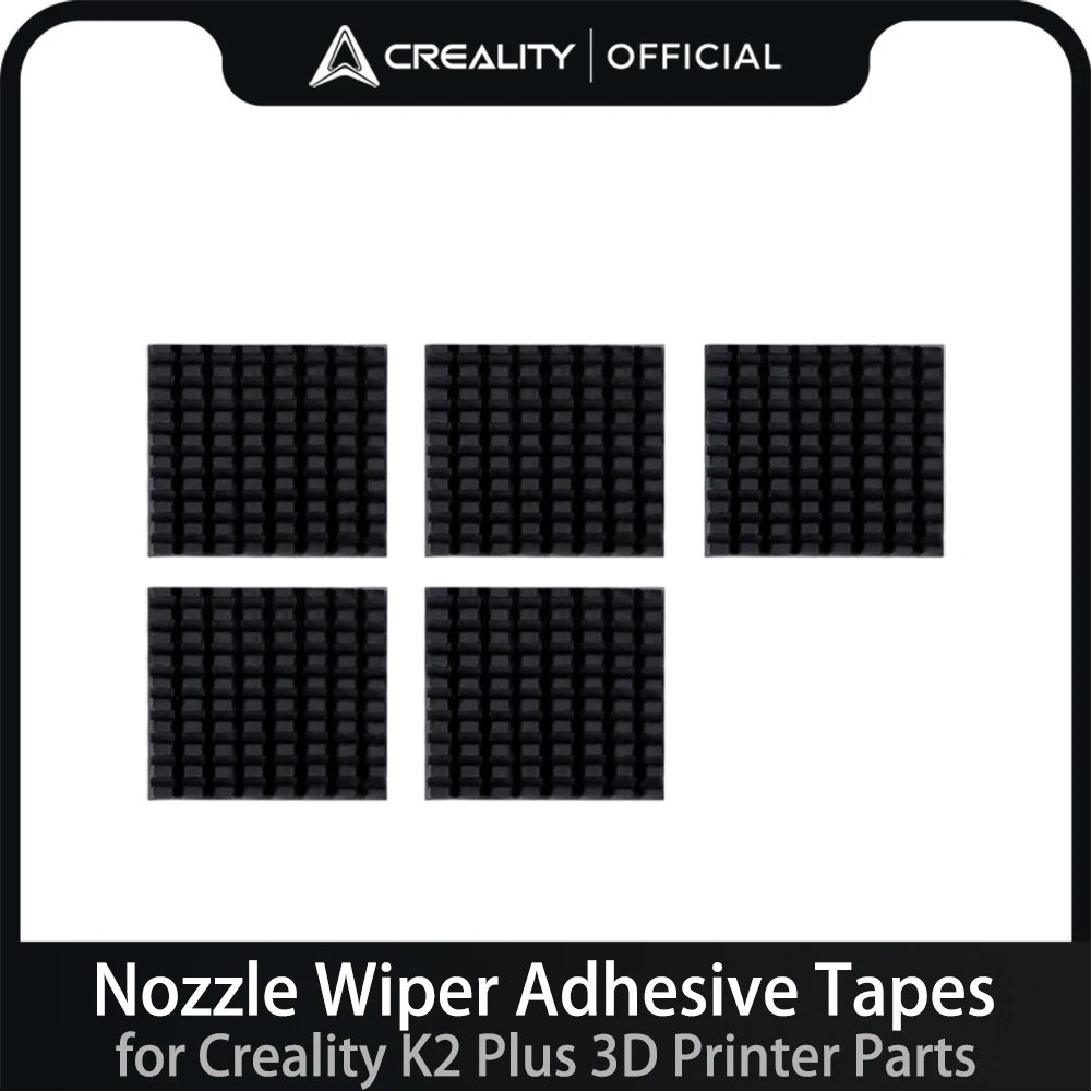 

Creality Original K2 Plus Nozzle Wiper Adhesive Tape Nozzle Wiper Adhesive Tape_12.25×5.5×17 for K2 Plus 3D Printer Accessories