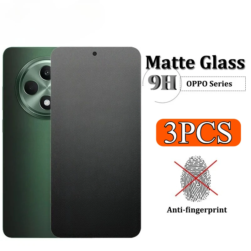 

3PCS Anti-Fingerprints Tempered Glass for OPPO Reno 14 Pro Matte Screen Protector for OPPO Reno 14 Matte/Anti-Glare Glass