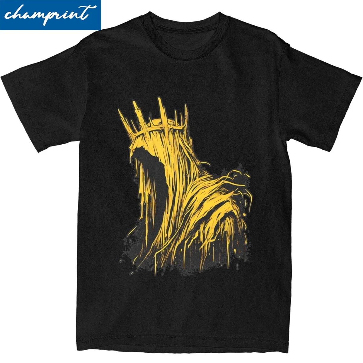 Hastur The King In Yellow Tshirts Men Cotton Tops Harajuku Crewneck Short Sleeve