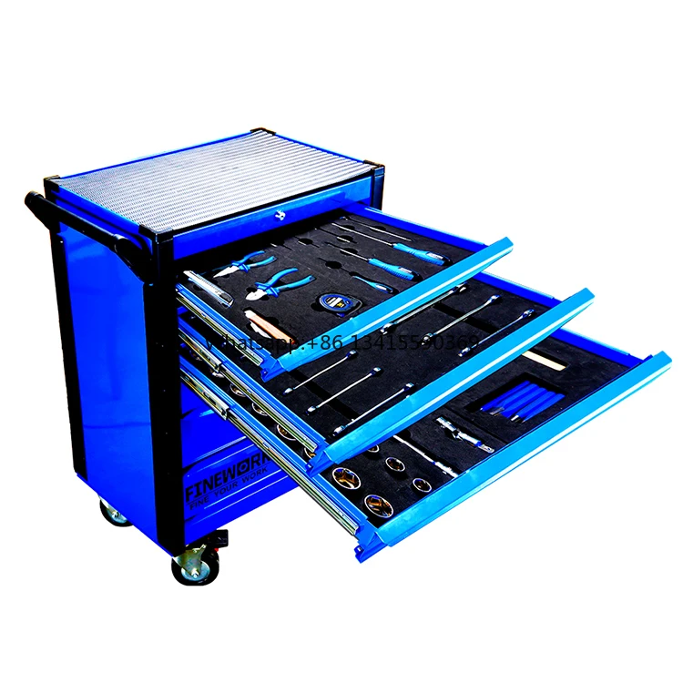 

01LB010 High Quality 130 Pcs Combination Hand Tool Set Kit Trolley