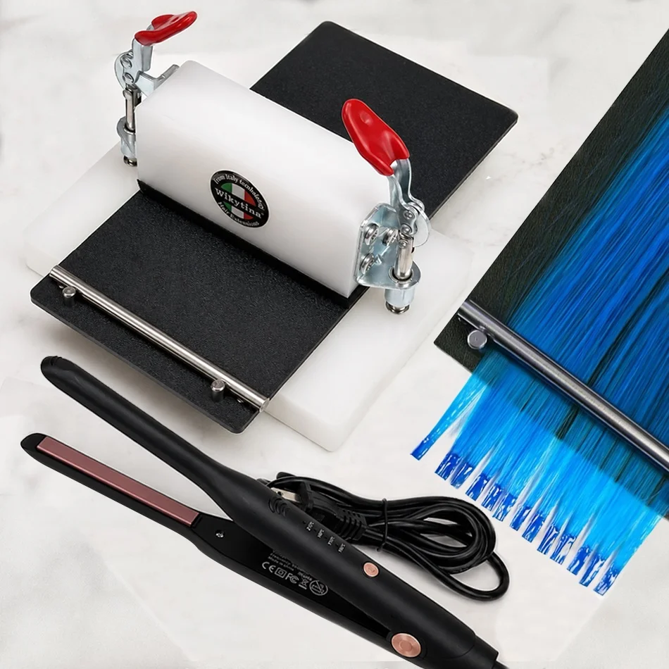 K Tip Bonding Tool Kit Mini Keratin Hair Extension Maker Machine Flat Plate for Professional Salon Production