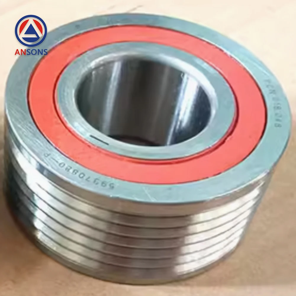 57613299 59384630   3300 3600 S**R Ascensor Rueda de correa de acero Anti rebote Diseño Rodillo Ansons Ascensor Repuestos