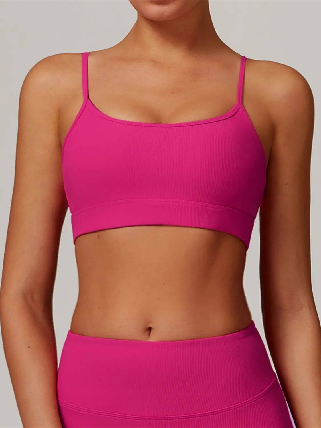 

High Strength Sports Bra Women Thread Shockproof Yoga Crop Top Backless Push Up Camisole Sport Bras Gym Workout Fitness Tops