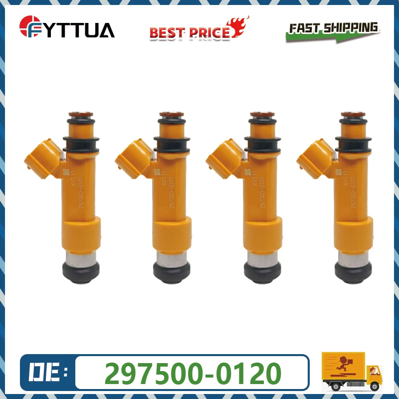 

4pcs High Quality Fuel Injector 297500-0120 For Suzuki Ignis 00-06 Jimny 01-15 Liana 01-07 Swift 05-15 Wagon R 03-07 15710-86G00