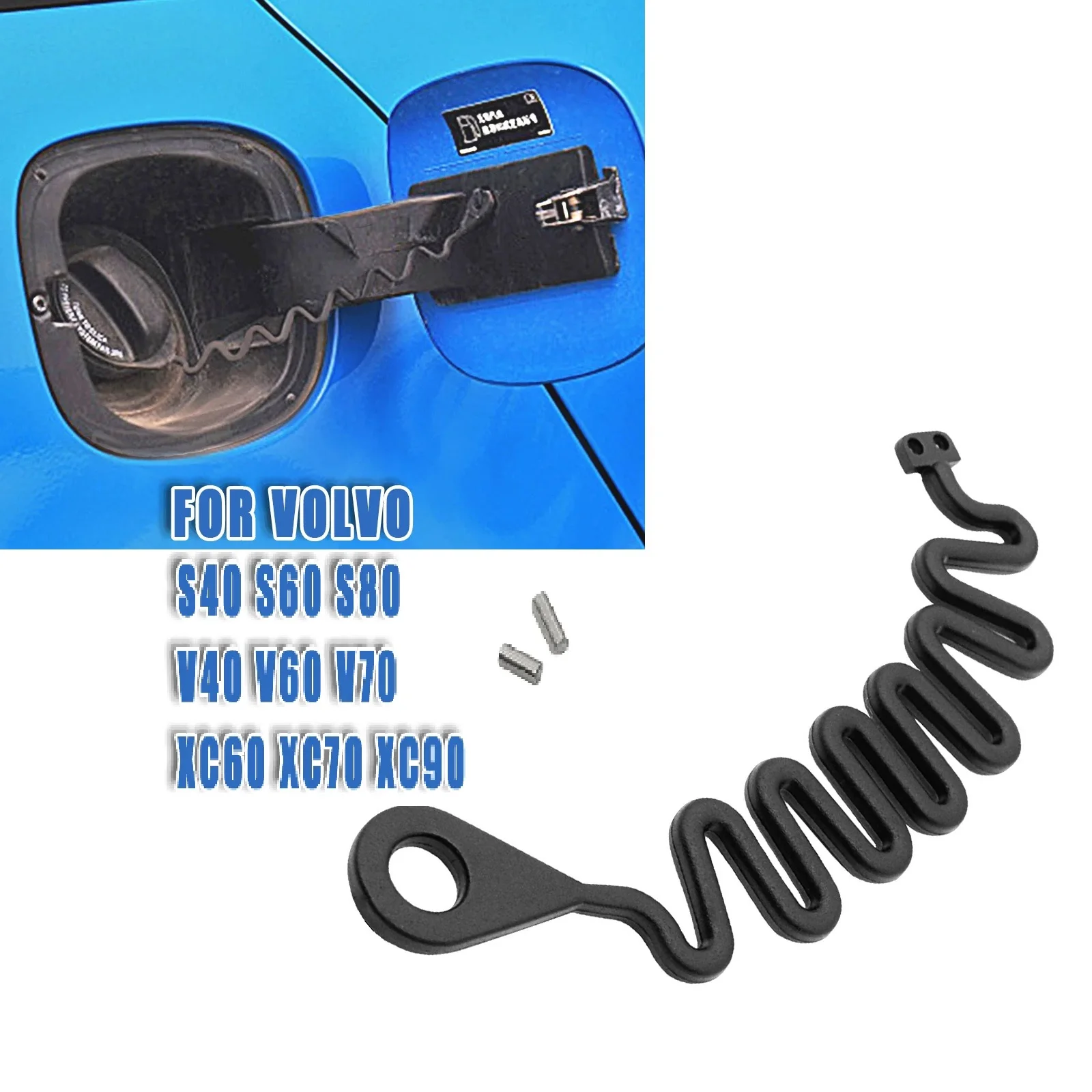 Fuel Tank Cap Cover Line Cable Wire Petrol Diesel Gas Oil Rope 31261589 For Honda Volvo S80 S60 S40 S60L XC60 XC90 S40 V40