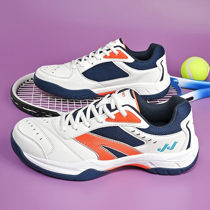

Новинка 2023 года, мужские теннисные кроссовки, дышащая теннисная тренировочная обувь, амортизирующие уличные кроссовки, женская нескользящая теннисная обувь