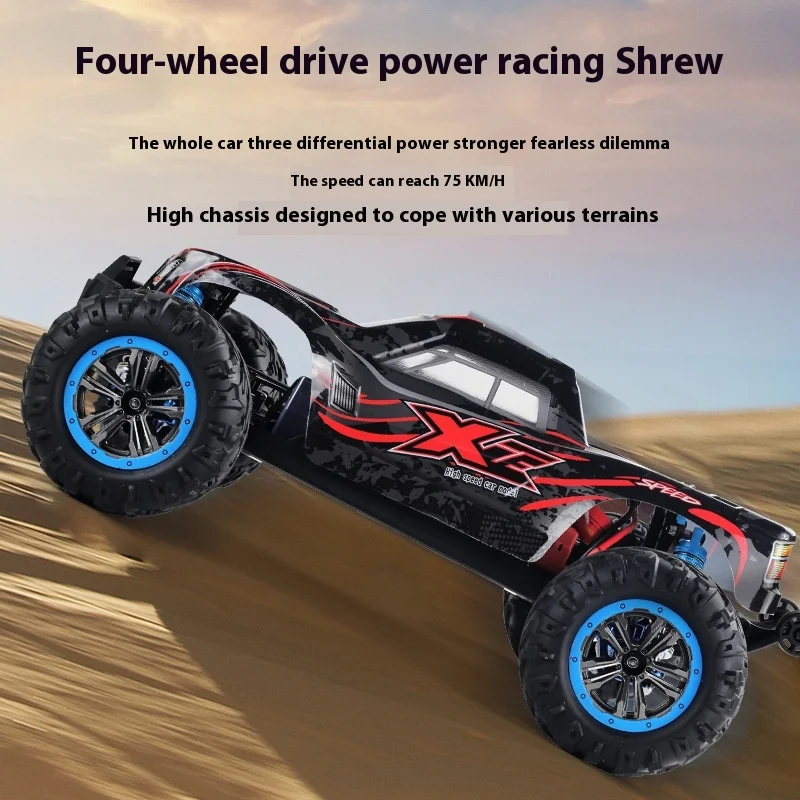 Rc Four-Wheel Drive High-Speed Off-Road Shock Absorption Waterproof 1: 10 Model Car Wireless Remote Control Hot-Selling Toys