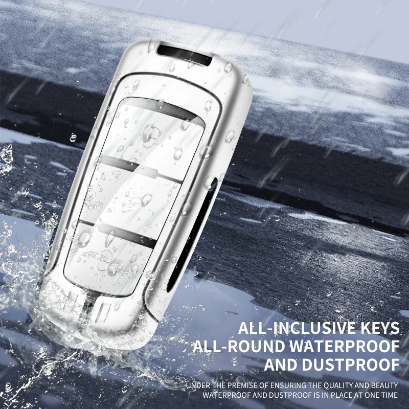 Leather Car Metal Key Case Cover for VW Volkswagen CC Passat CC B6 B7 Protection Key Shell Skin Bag Only Case Accessories view 5