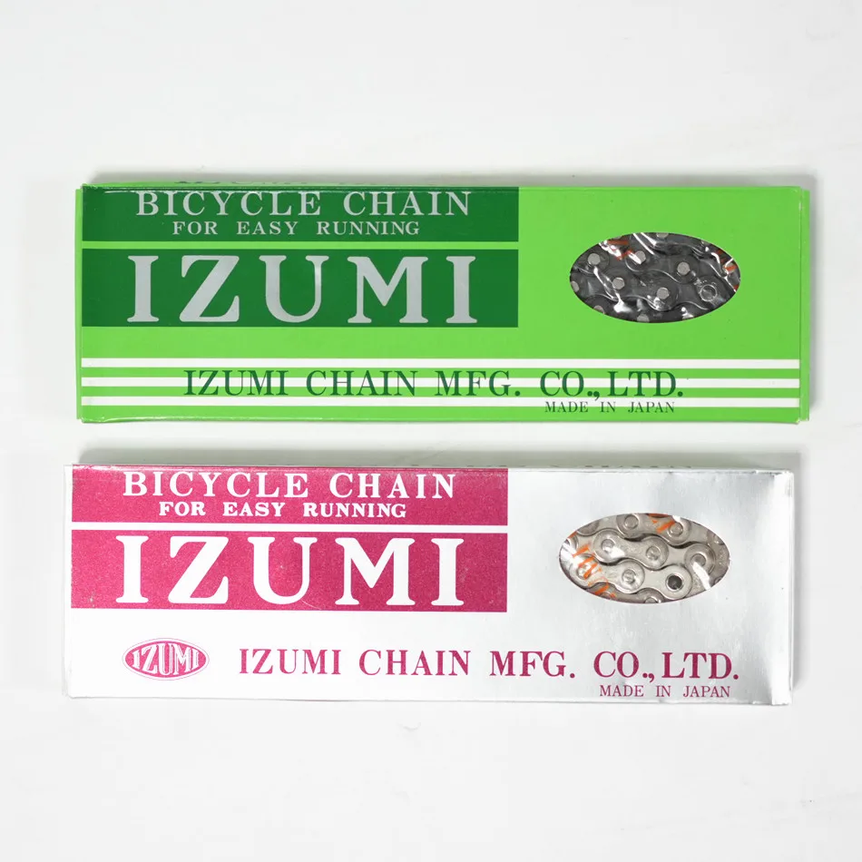 Japan IZUMI Bicycle Chain 1/2*1/8*100Links Track Single Speed Bicycle Chain Fixed Gear Road Bike Accessories Chains Cycling Part