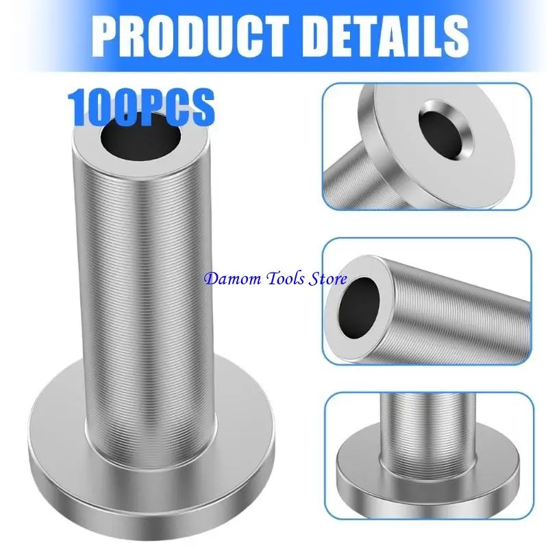 57BE Steel Cable Railing set Sleeves Cable Protector for Wood Post Balustrade Systems