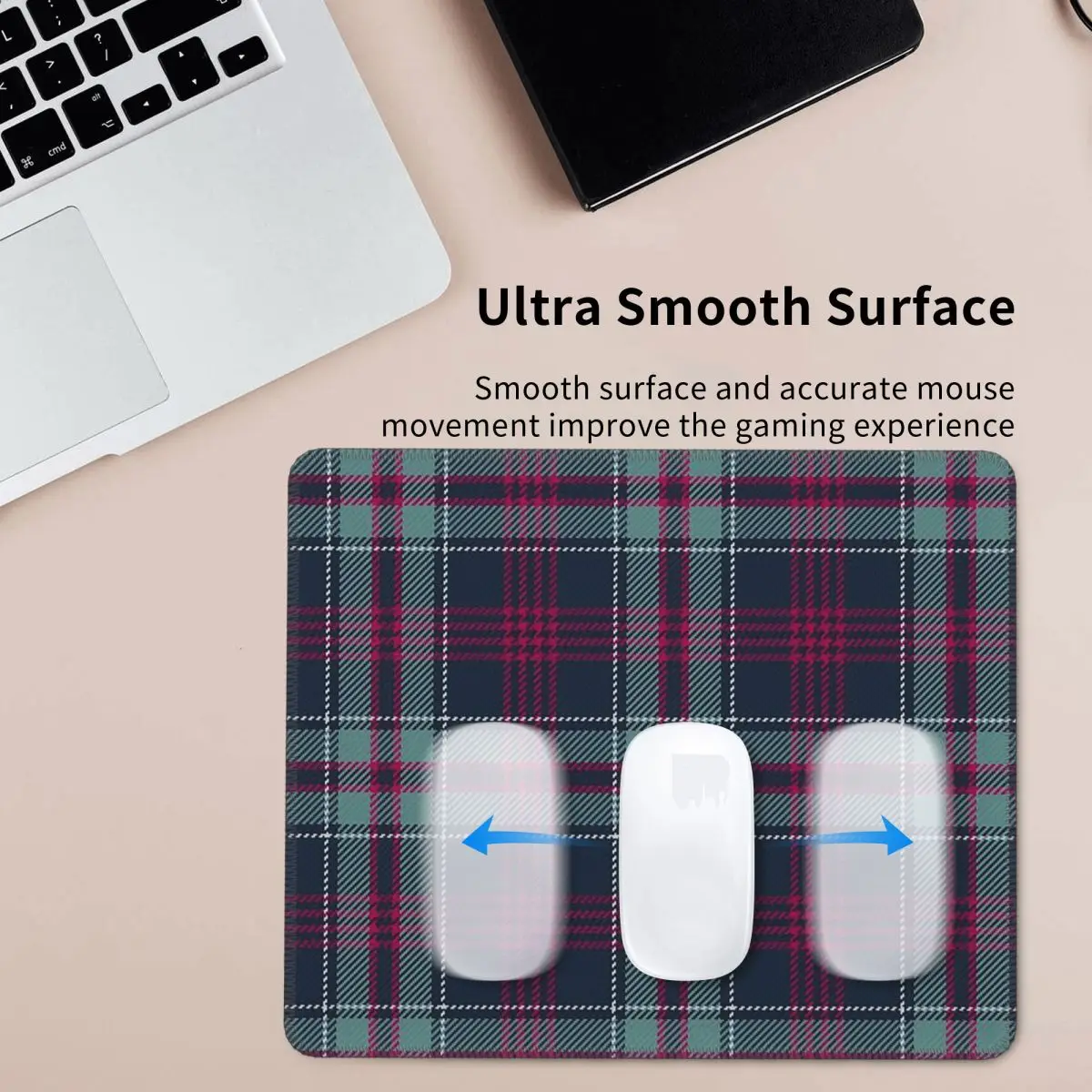 

GTi Tartan Mouse Pad Computer Keyboard Mouse Mat Gaming PC Desk Mat Office Table Mats